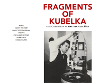 Tablet Screenshot of fragmentsofkubelka.org